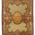 03002 - Belgian Antique Art Nouveau Carpet - 311 cm x 398 cm